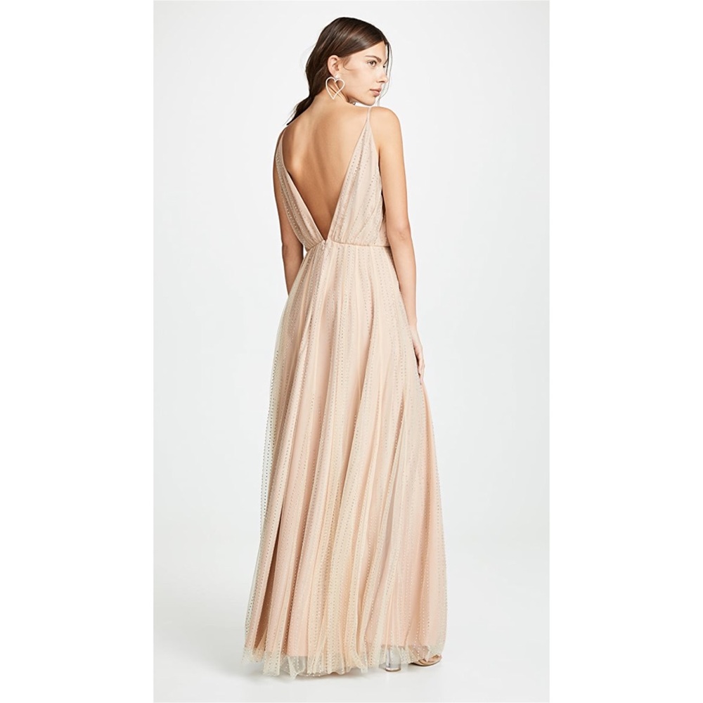 NWT Divine Heritage
Crystal Mesh Deep V Neck Gown